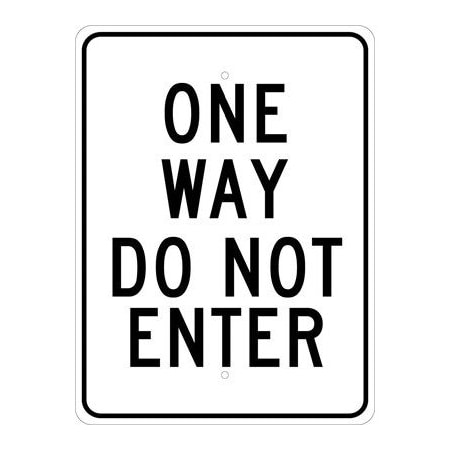 Nmc One Way Do Not Enter Sign, TM117K TM117K